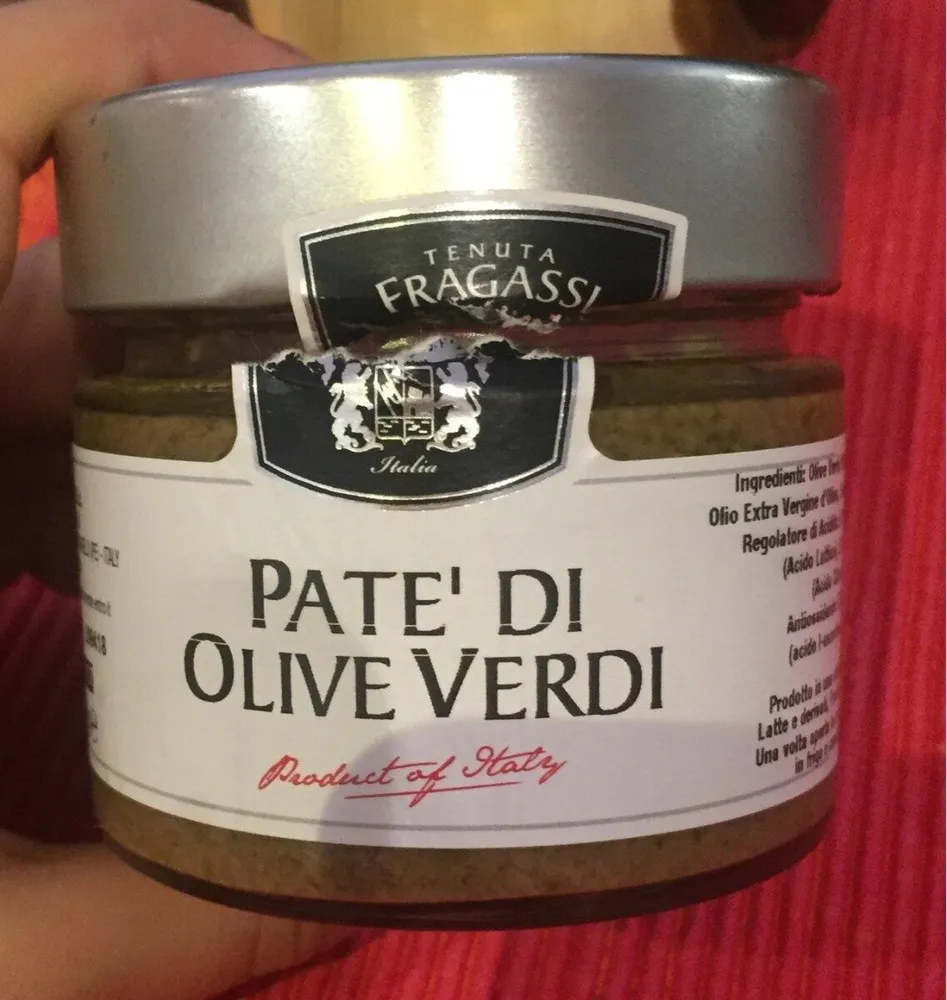 Pate'di olive verdi