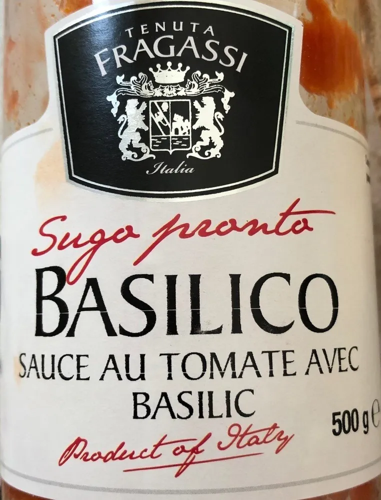 Sauce tomate basilic