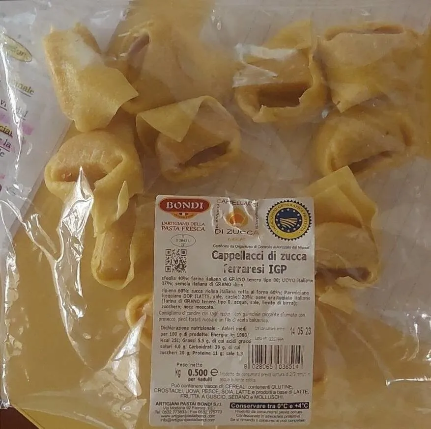 cappellacci di zucca ferraresi