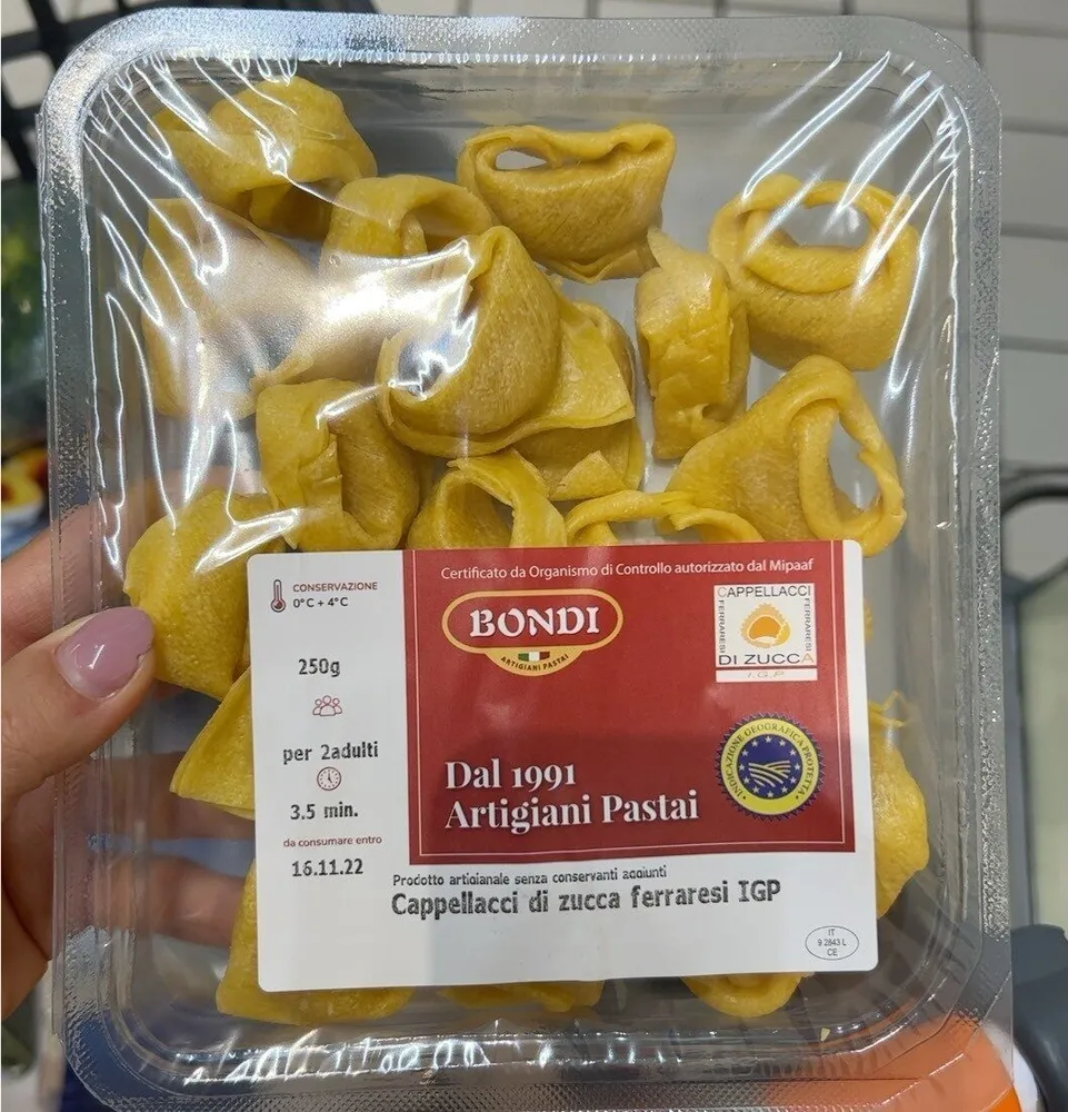 Cappellacci di zucca ferraresi