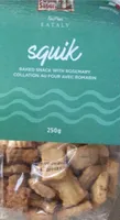 Squik baked snack with rosemary