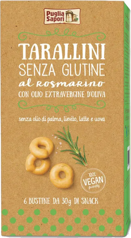 Tarallini Senza Glutine al Rosmarino