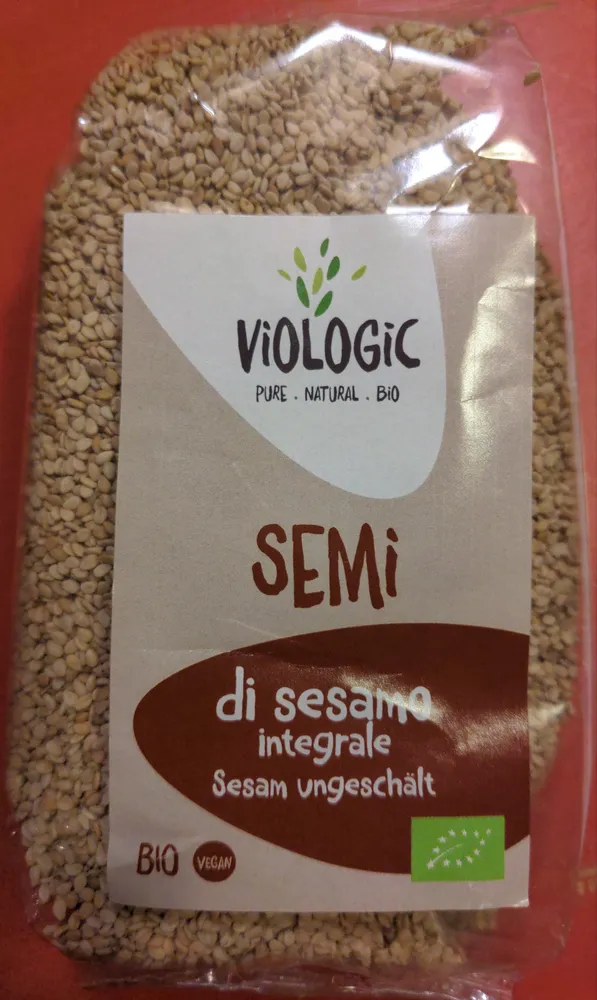 Semi di sesamo integrale