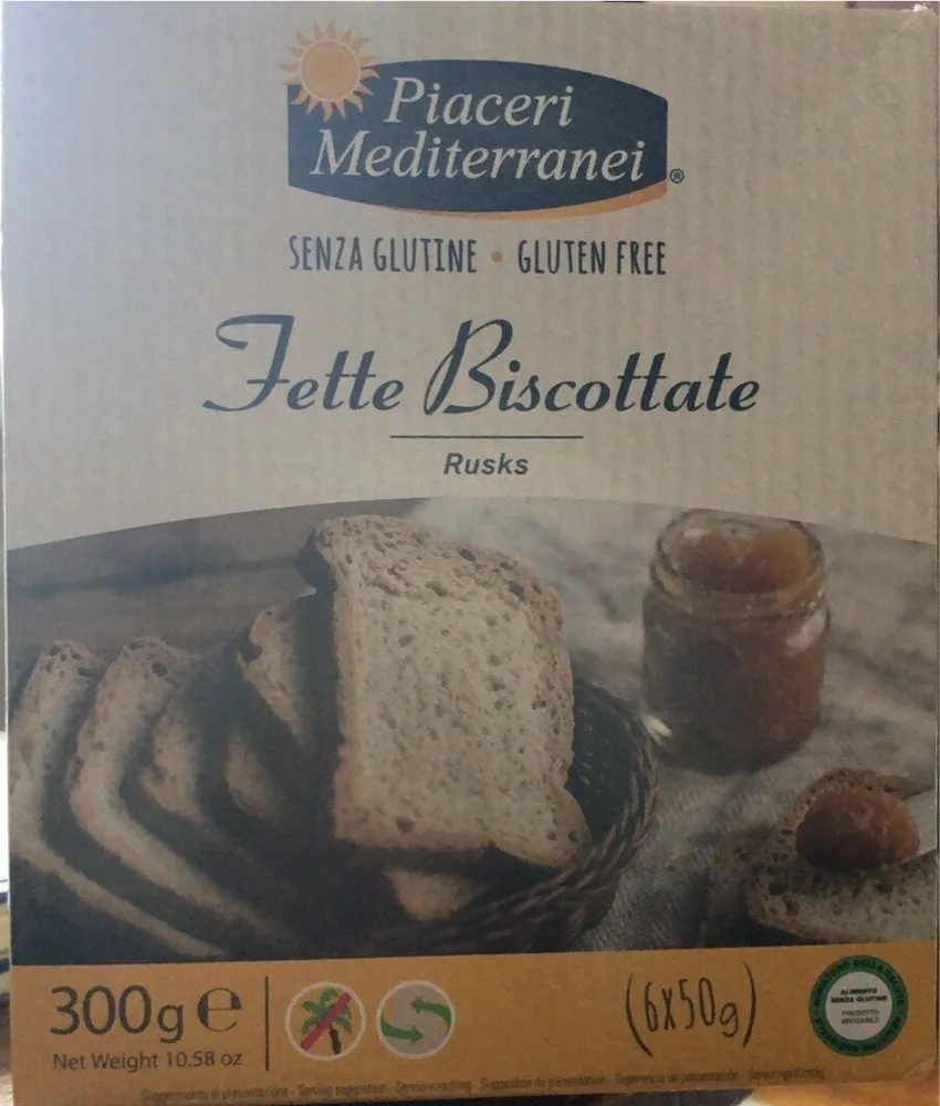 Fette biscottate senza glutine