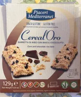 CerealOro baretta di riso mais e cioccolato senza glutine