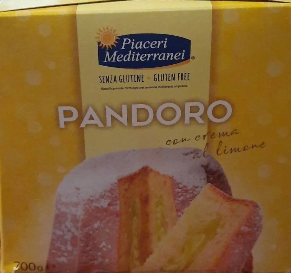 PANDORO con crema al limone