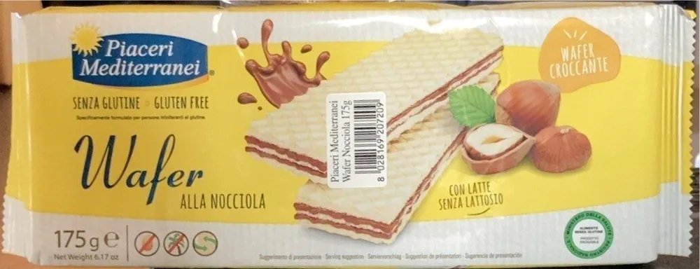 Wafer alla nocciola