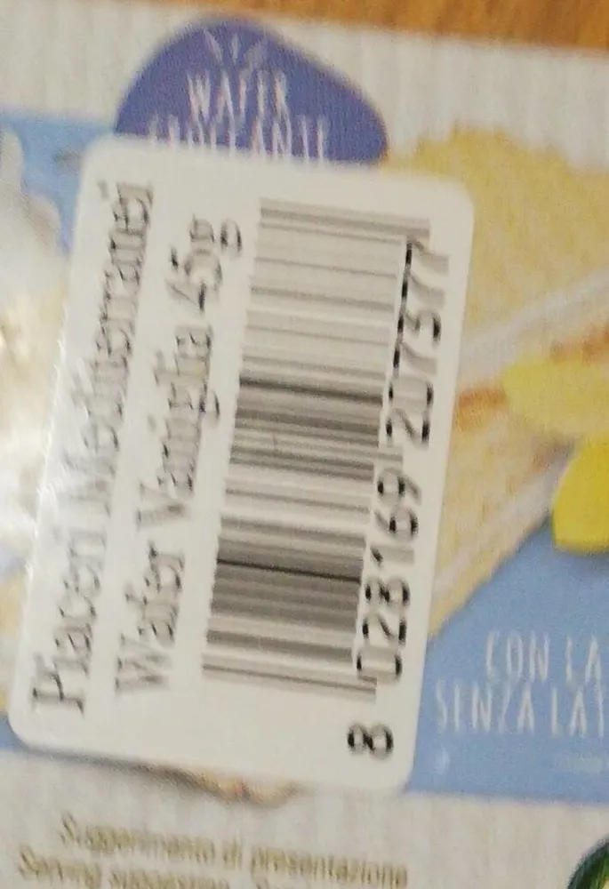Wafer alla vaniglia