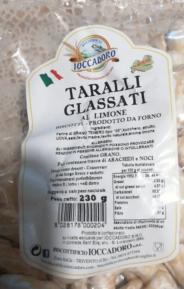 Taralli glassati al limone