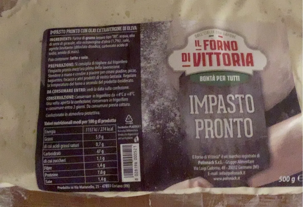 Impasto pronto
