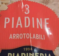 Piadine arrotollabili