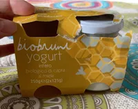 Yogurt intero biologico di capra al miele