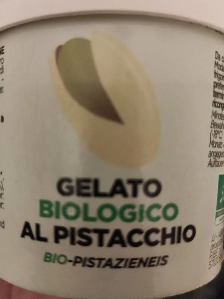 Gelato biologico al pistacchio