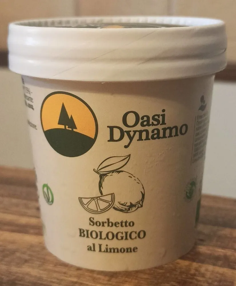 Sorbetto biologico al limone Oasi Dynamo
