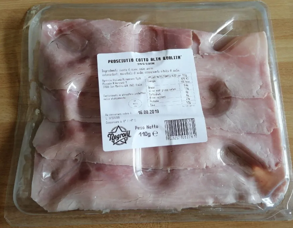 Prosciutto cotto alta qualita
