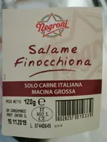 Negroni Salame Finocchiona