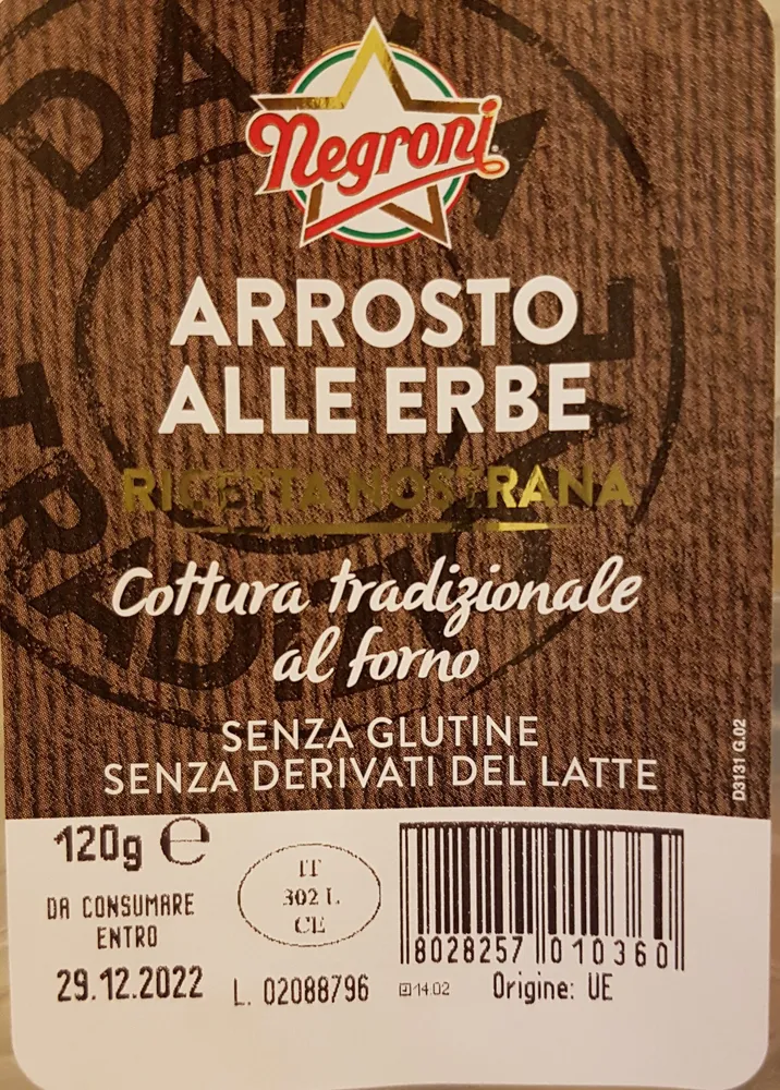 Arrosto alle Erbe