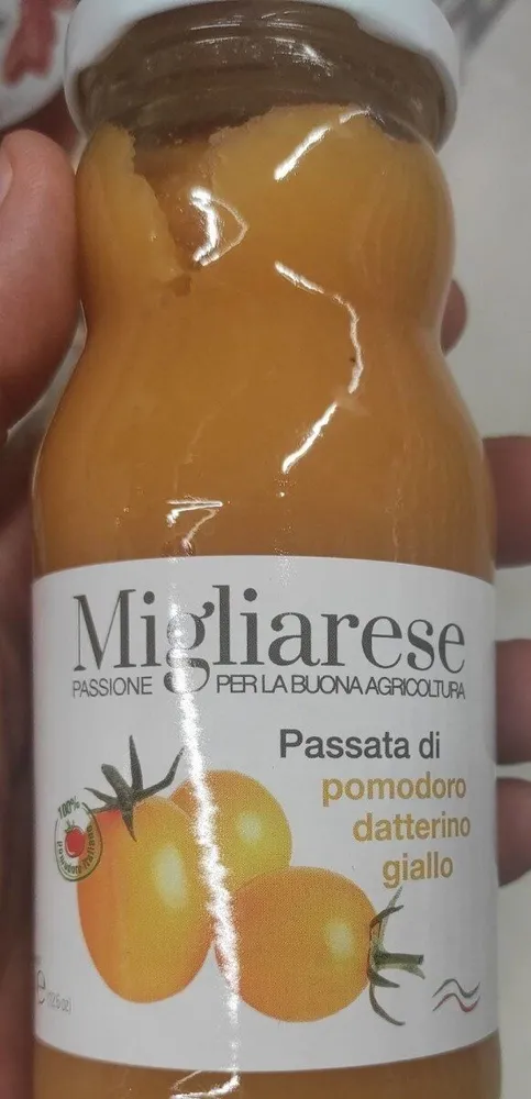 Passata di pomodoro datterino giallo