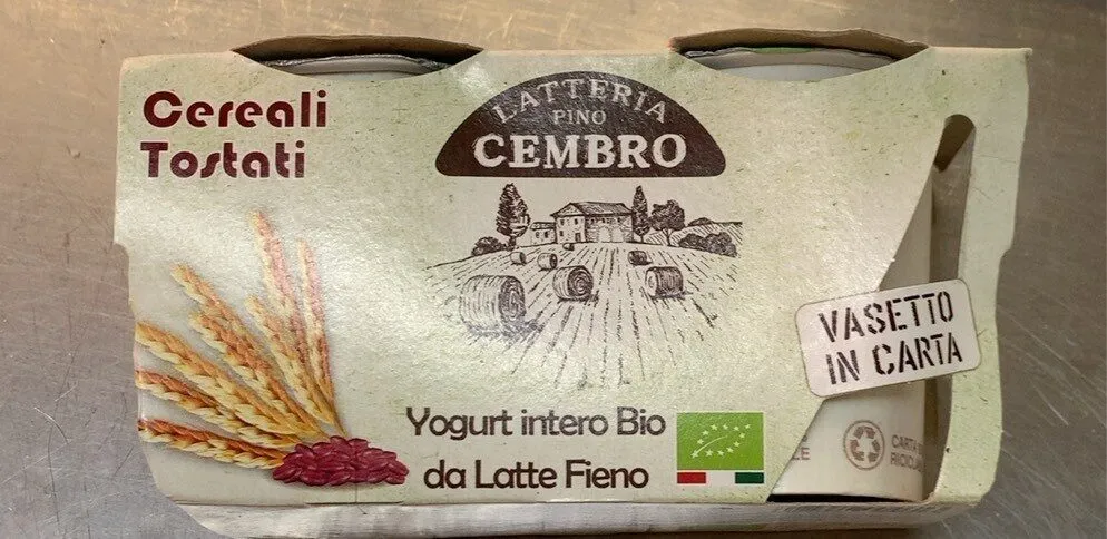 Yogurt intero cereali tostati
