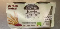 Yogurt intero cereali tostati