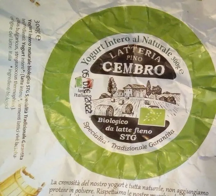 Yogurt intero al naturale