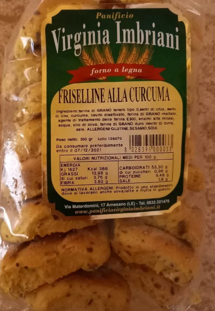 Friselline alla curcuma