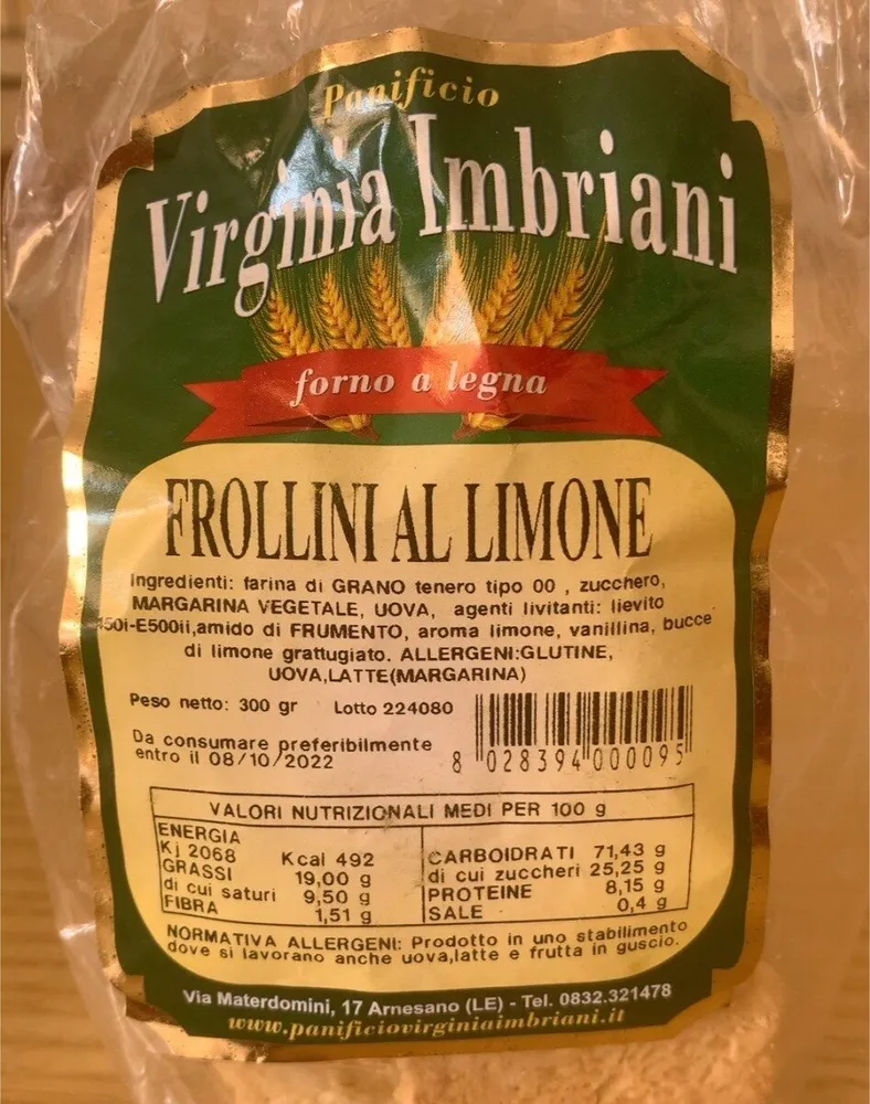 Frollini al limone