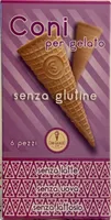 Coni per gelato senza glutine