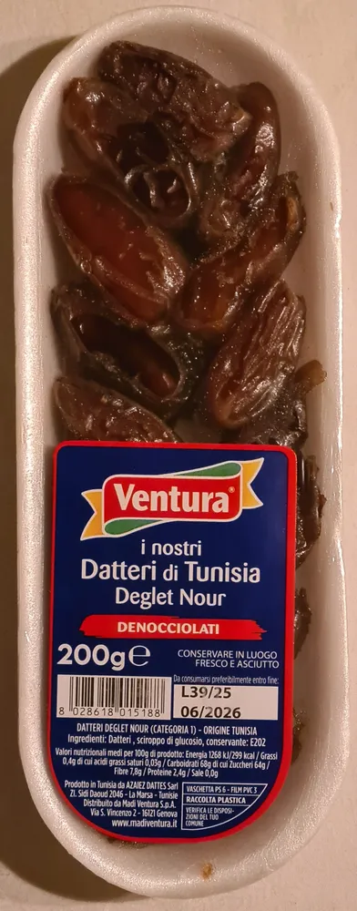 Datteri di Tunisia Deglet Nour Denocciolati