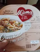 Orecchiette con cime di rapa e salciccia