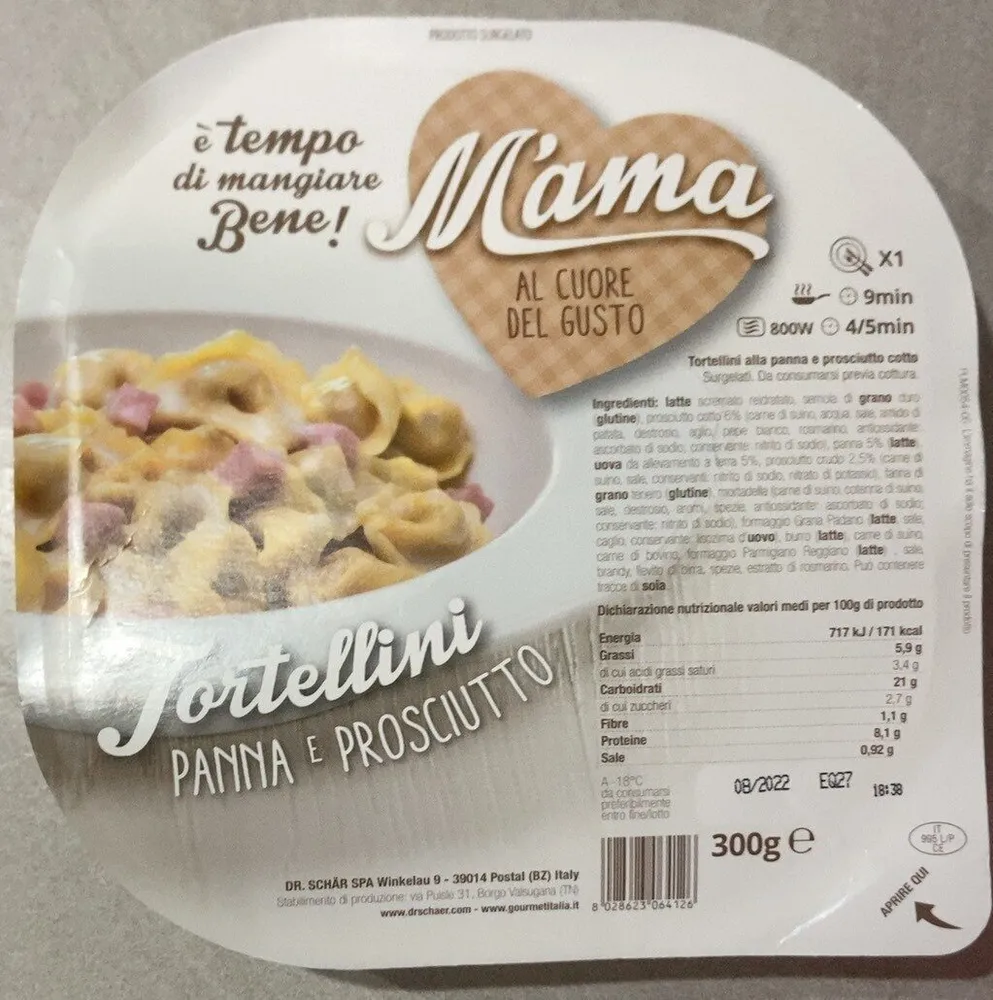 Tortellini panna prosciutto