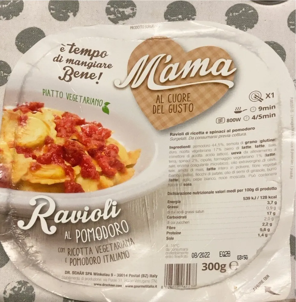 Ravioli al pomodoro