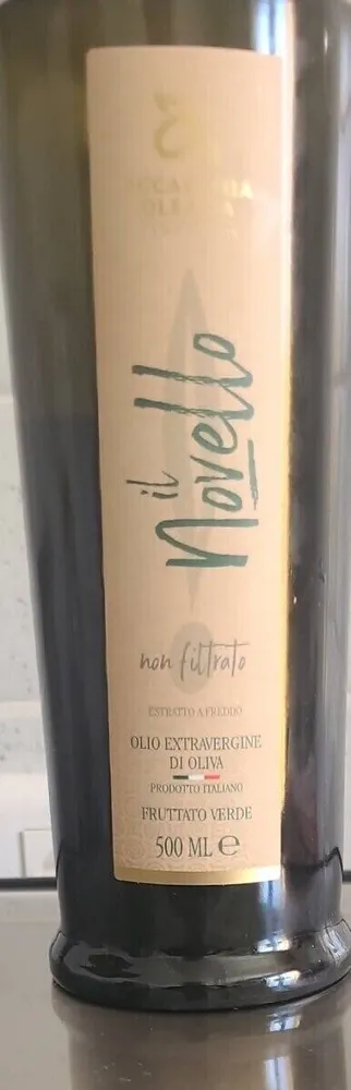 Olio extravergine di oliva non filtrato, fruttato verde