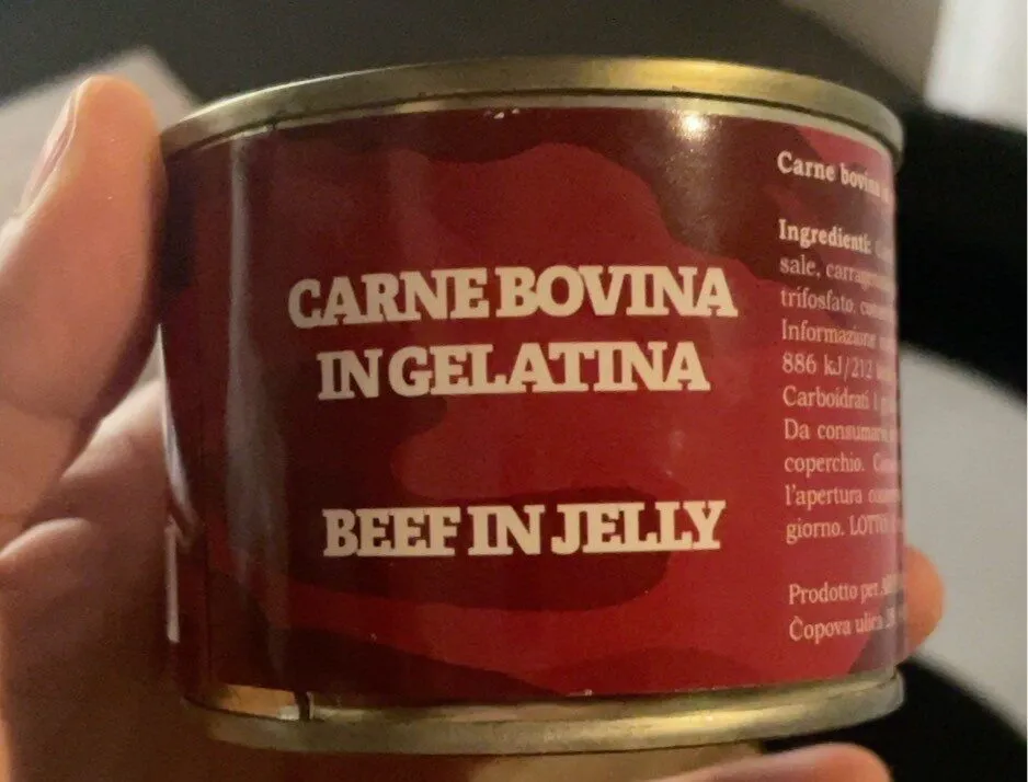Carne bovina in gelatina