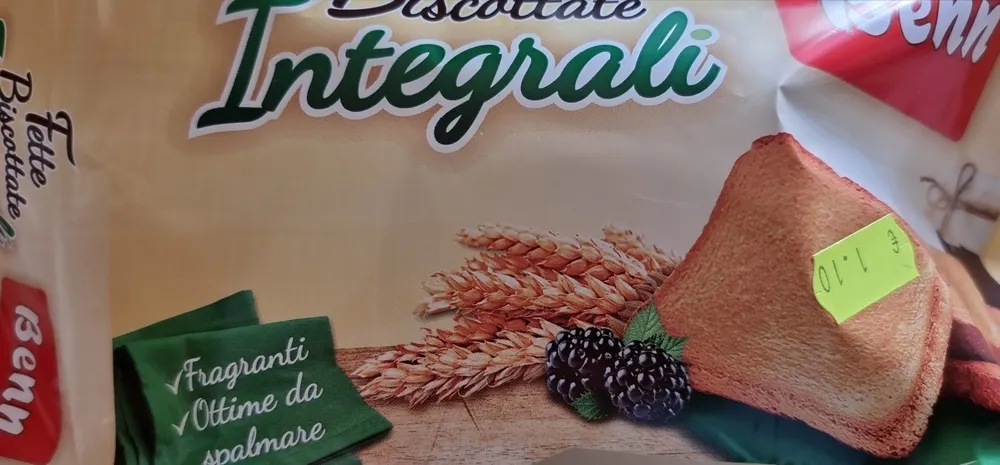 Fette biscottate integrali