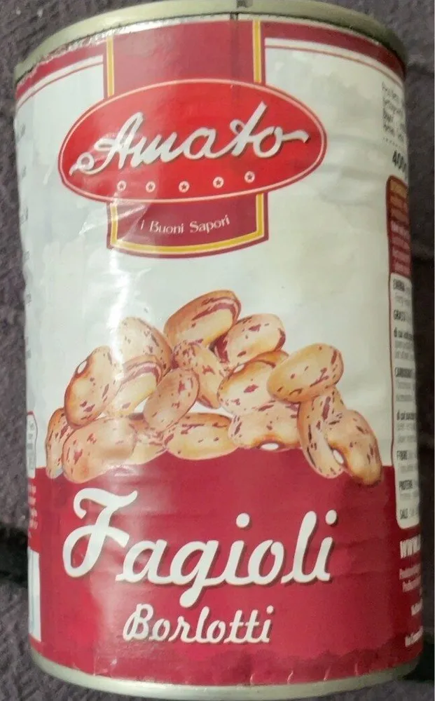 Boiled borlotti beans