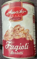 Boiled borlotti beans