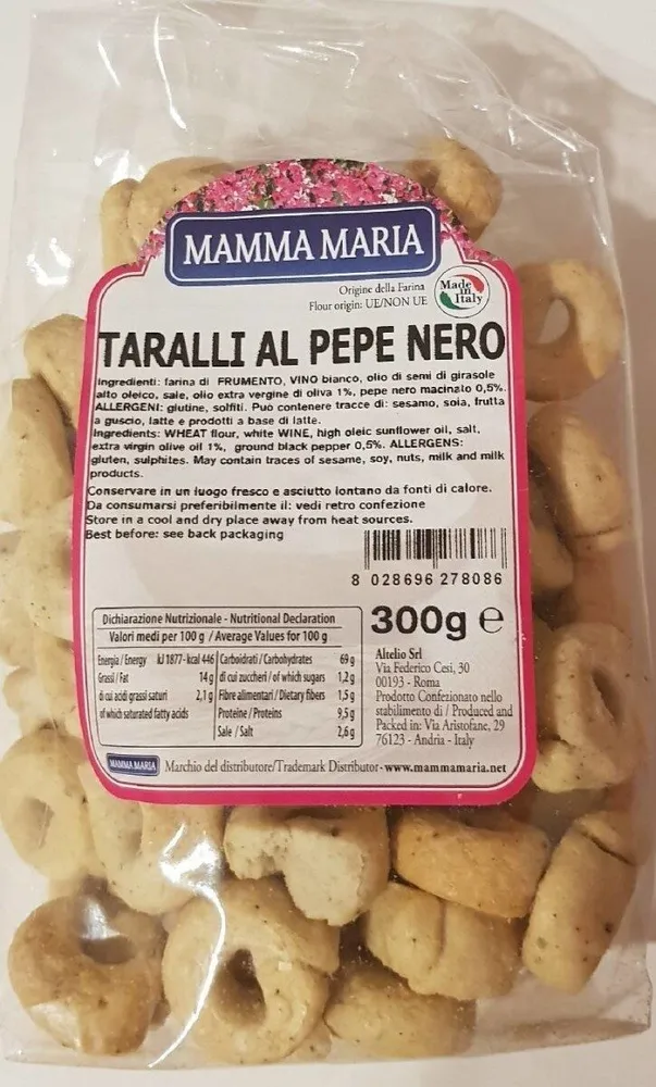 Taralli al pepe nero