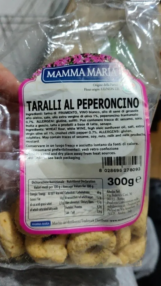 Taralli al peperoncino