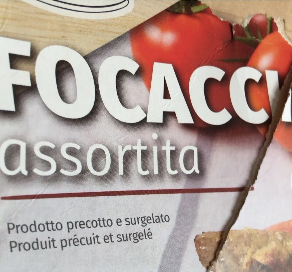 Focaccia assortita