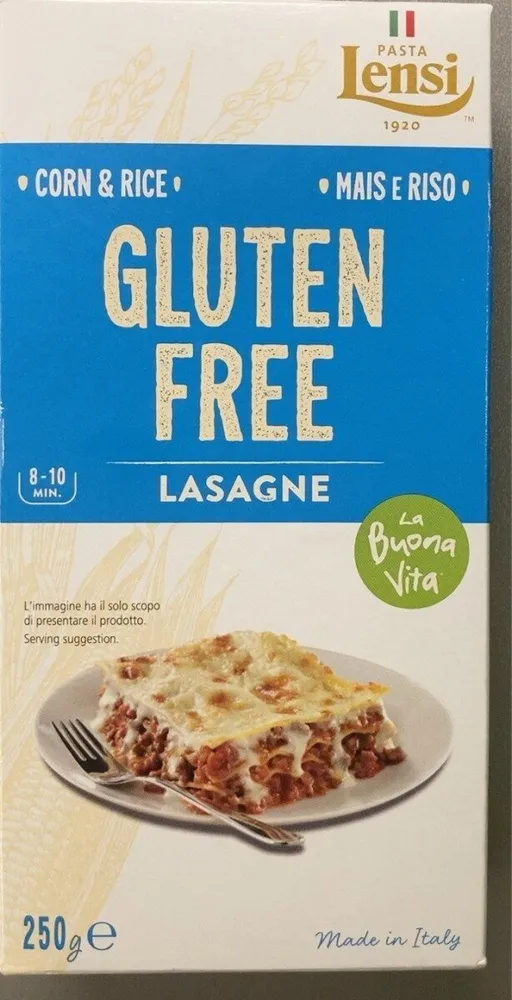 Gluten free lasagne