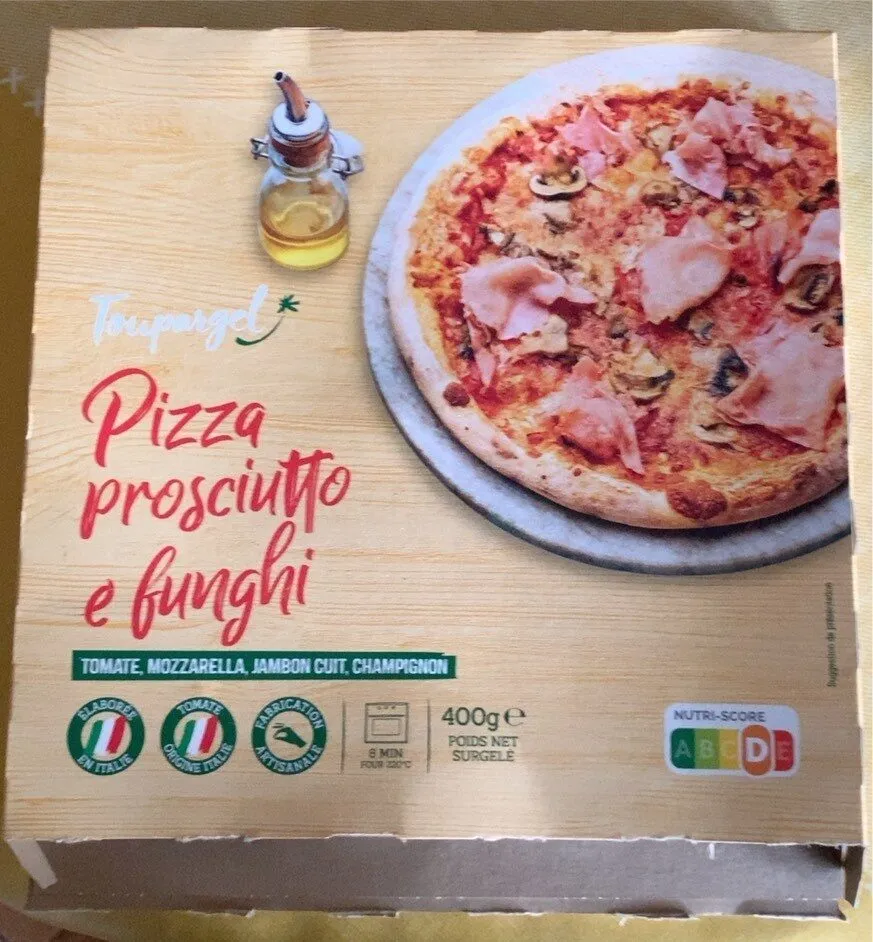 Pizza prosciutto e funghi