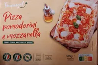 Pizza pomodori e mozzarela