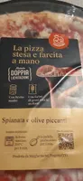 Pizza spianata e olive piccanti