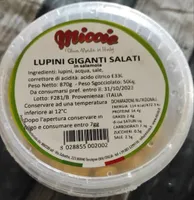 Lupini giganti salati
