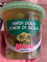 Verdi dolci tonde di Sicilia