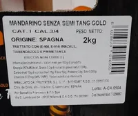 Mandarino senza semi