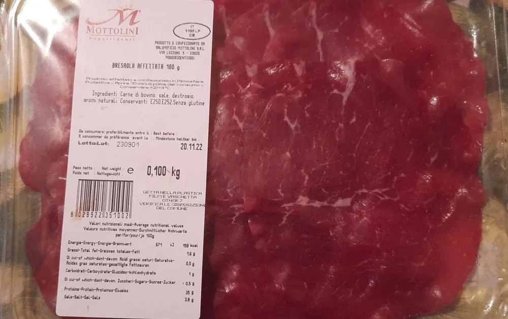Bresaola affettata 100 g