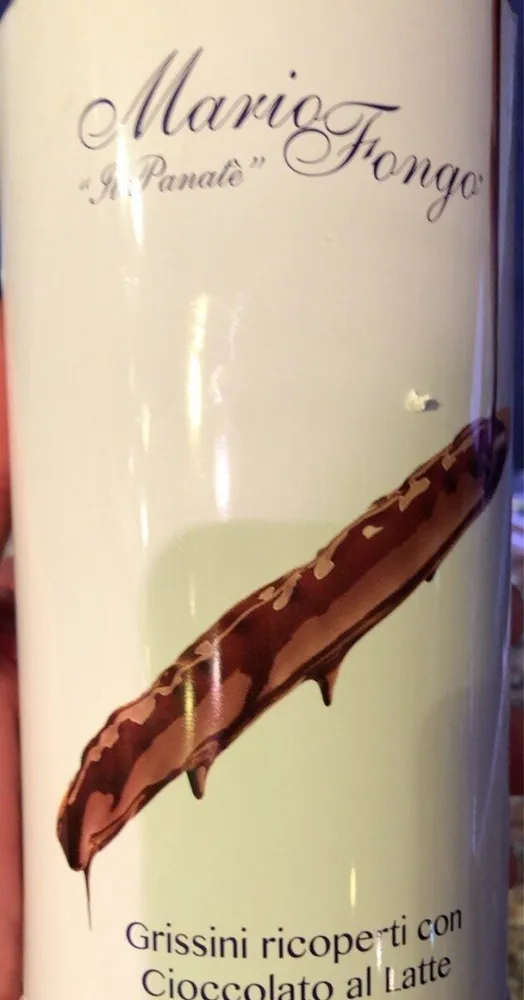 Grissini ricoperti al cioccolato