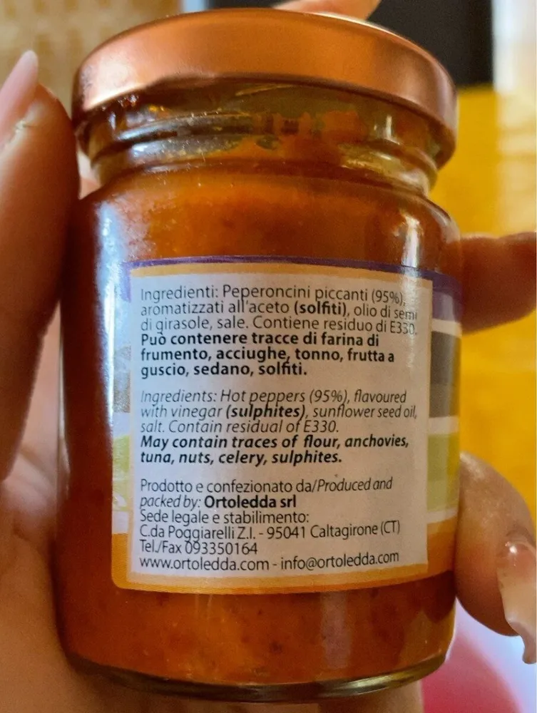 Pate di peperoncino